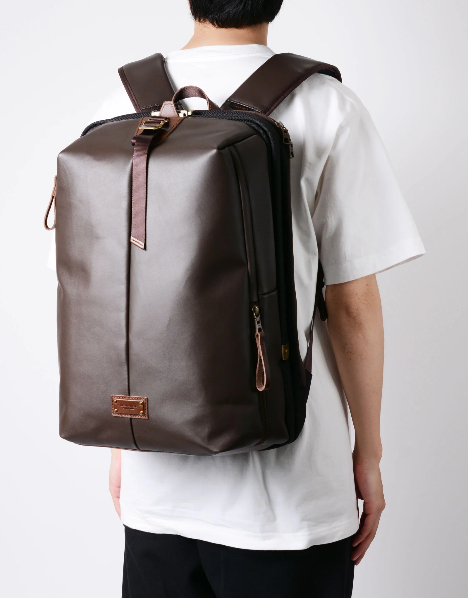 Bump leather ver. バックパックL No.04070-l - Image 8